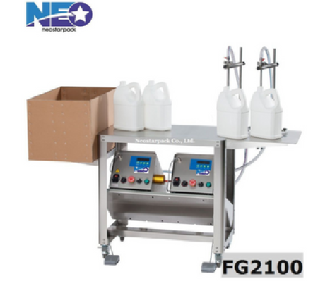 Two nozzles bottle filling machine FG1100